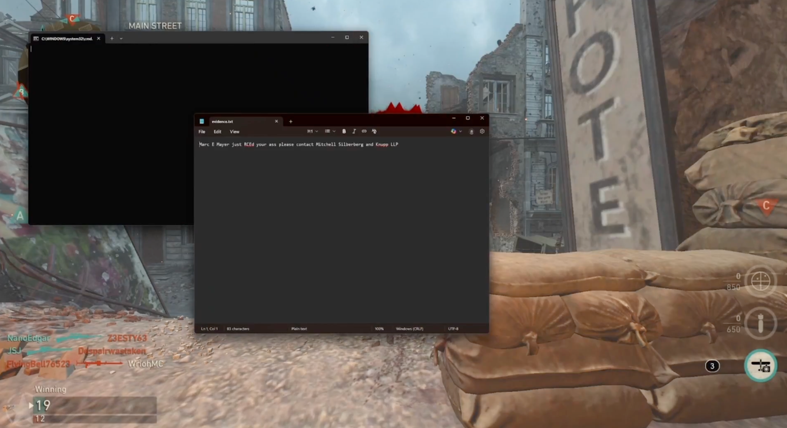 Call of Duty takes PC game offline after multiple reports of RCE attacks on players