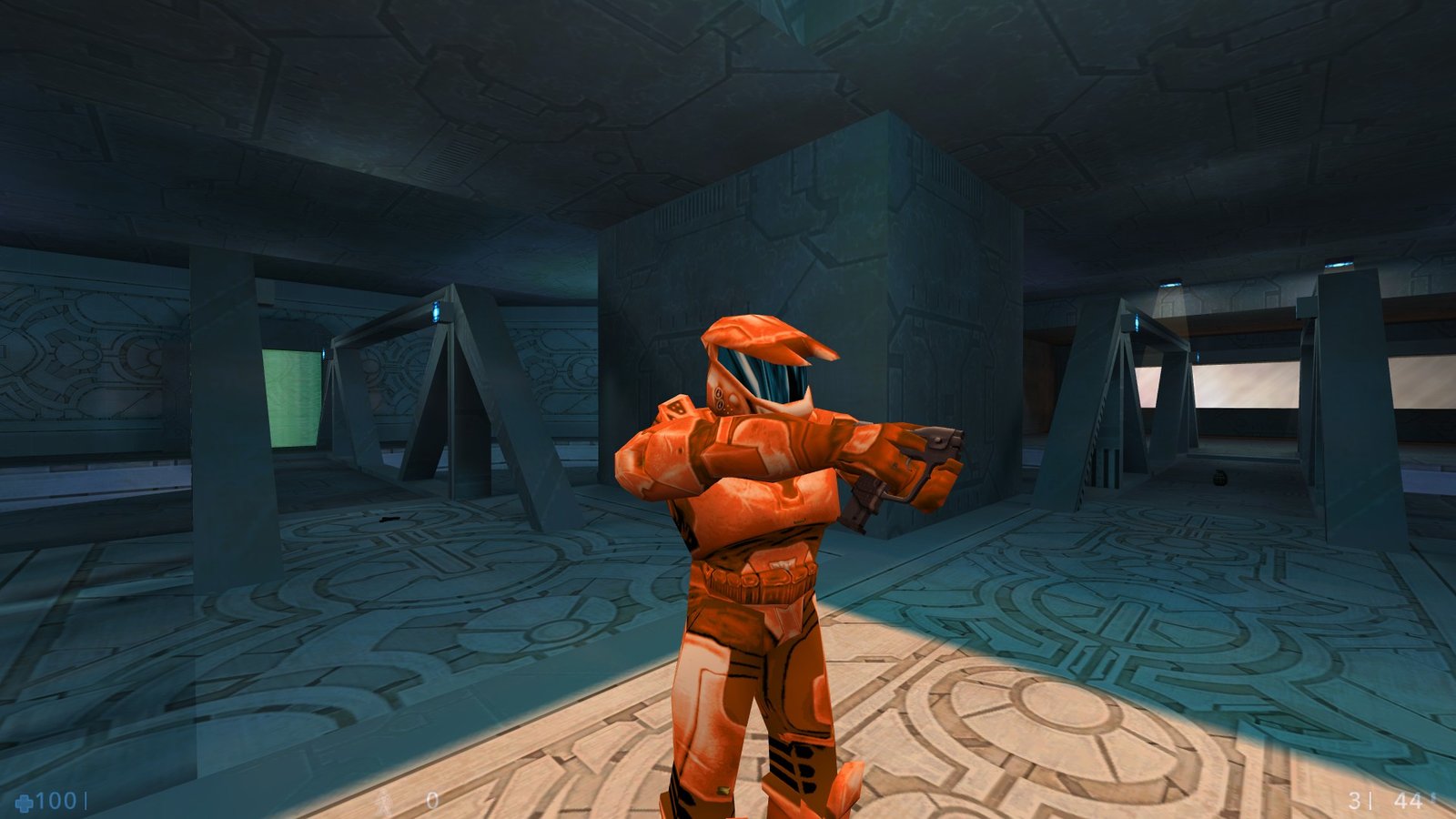 Here's a mod that puts Halo's multiplayer into Half-Life, which to me feels like putting tea in your coffee
