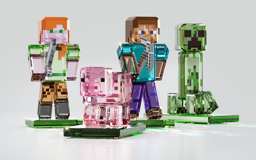 Swarovski Gets Crafty With Minecraft Characters In New Collaboration
