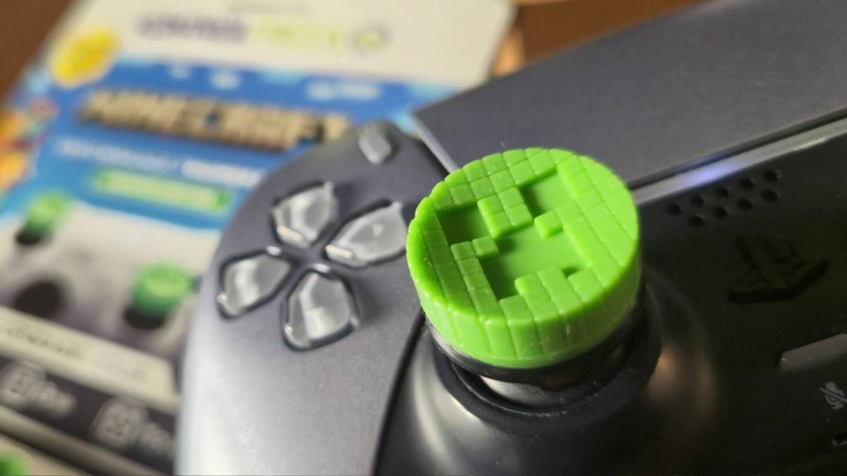 These official Creeper thumbsticks are so comfy, I might just finally play Minecraft