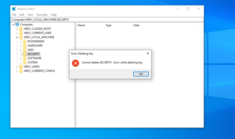 How to Fix ‘Cannot Delete Key’ Error in Windows Registry