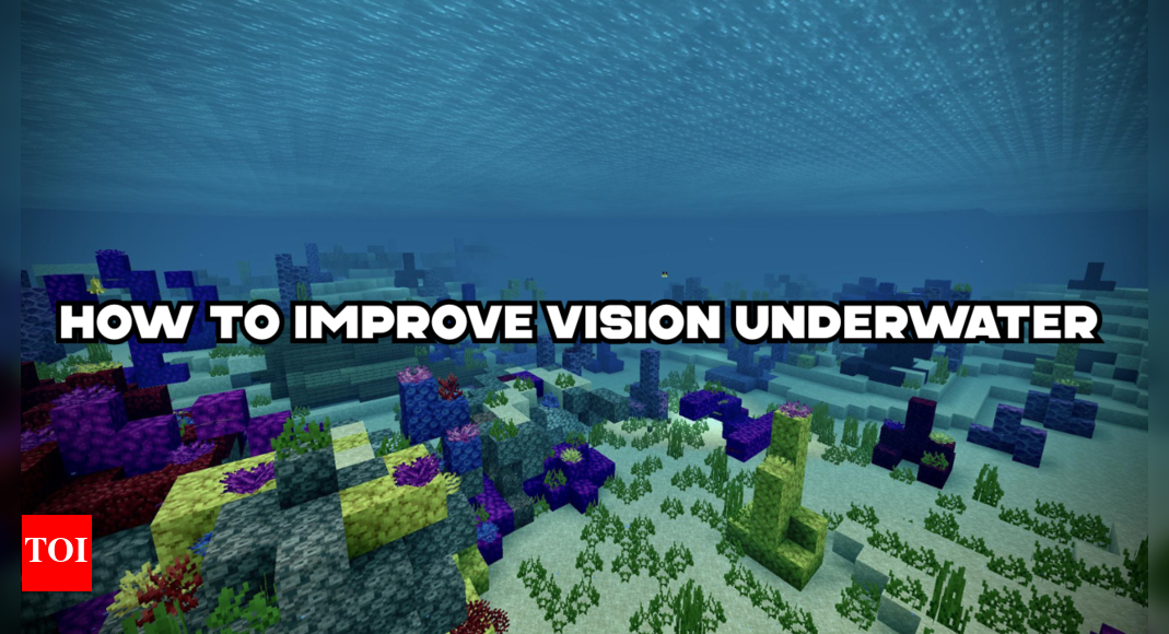 How to get clear vision underwater in Minecraft | Esports News