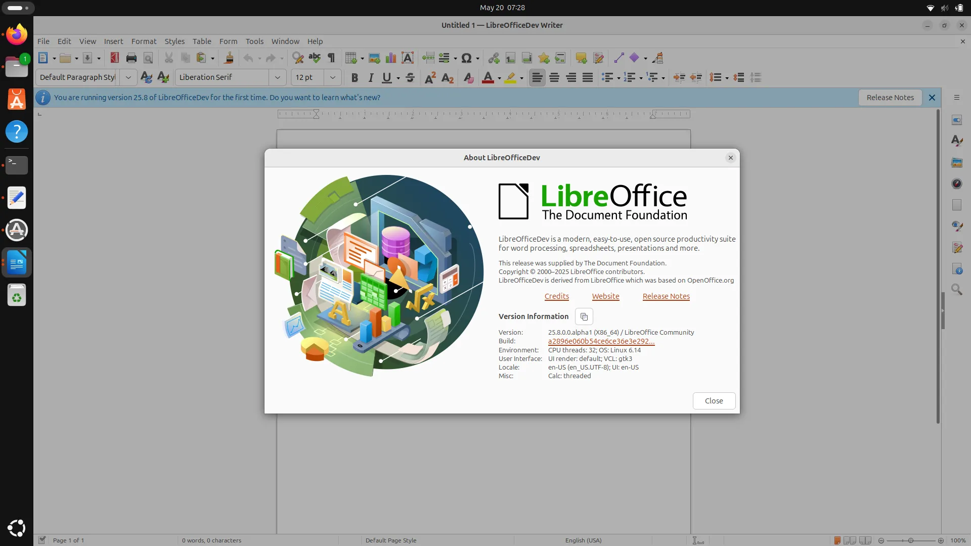 LibreOffice 25.8 Released With UI Enhancements, Better Performance