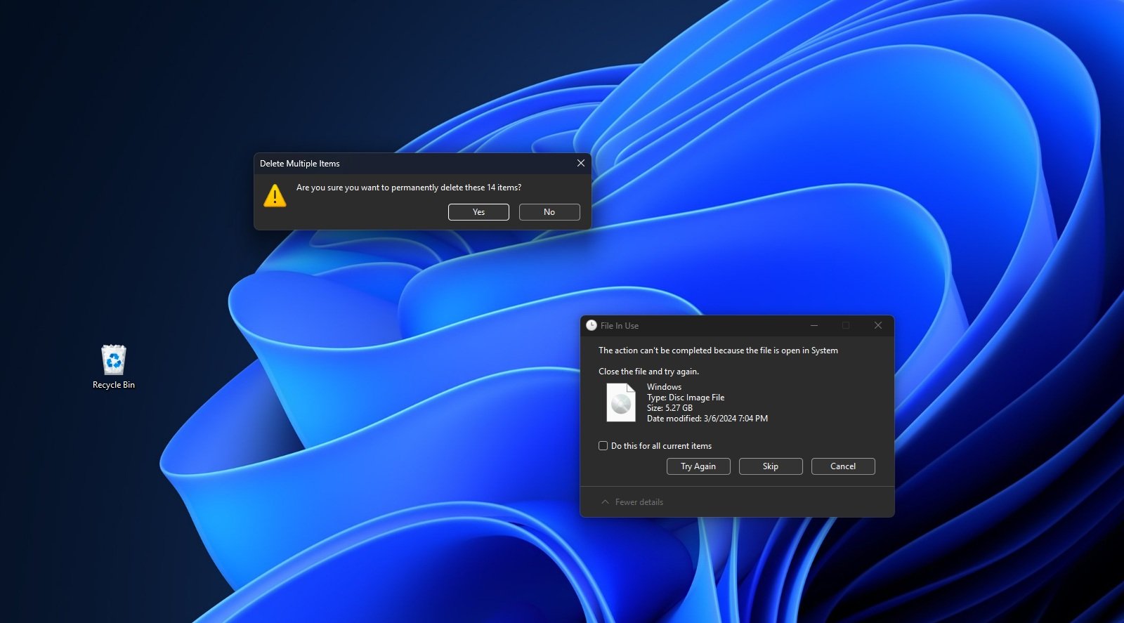Microsoft finally adds dark mode for Windows 11's legacy file operation dialogs (hands on)