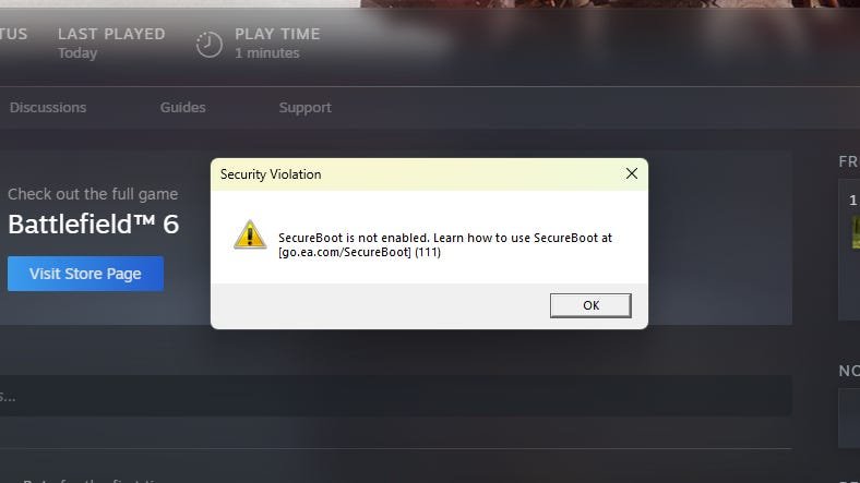 'That Really Sucks' — Battlefield 6 Developer DICE Knows Anti-Cheat Measures Like Secure Boot Mean Some PC Gamers Just Won't Be Able to Play the Game
