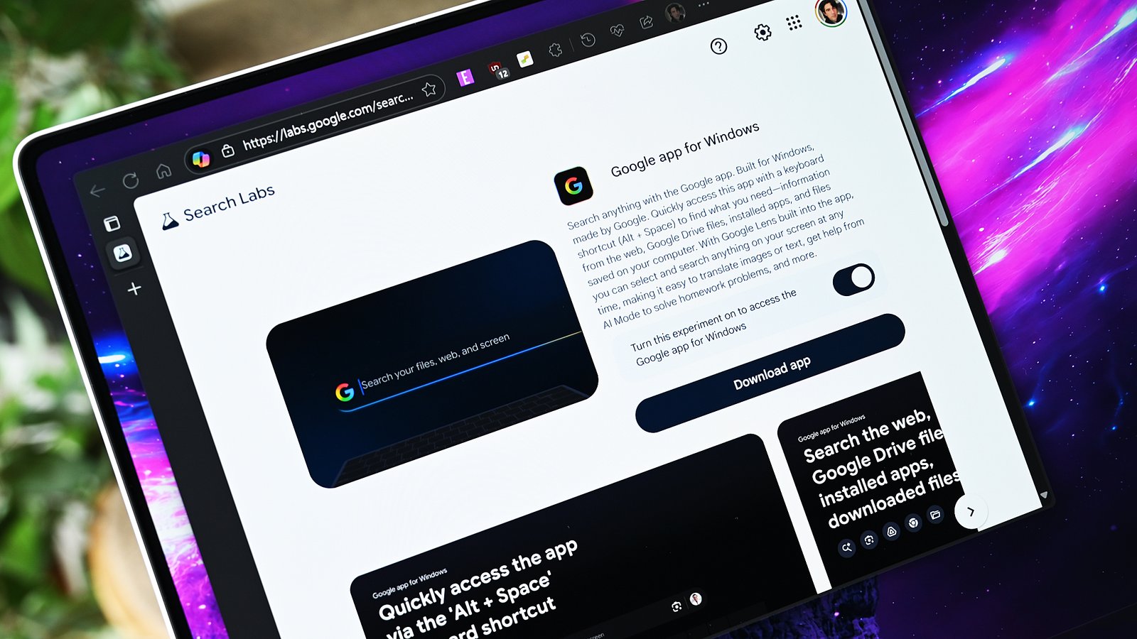 Google is testing its own official app on Windows that competes with my favorite PowerToys feature