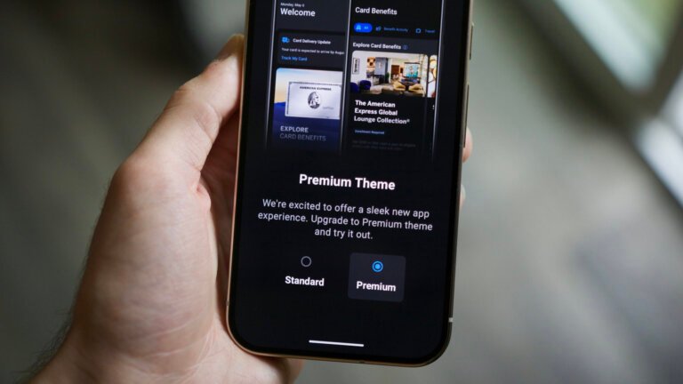 I’m paying American Express $900/year for a dark mode on its Android app