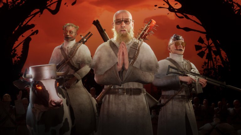 In co-op open world survival game Join Us, you run a doomsday cult whose belief system is like 'a dynamic skill tree that evolves as the game goes on'