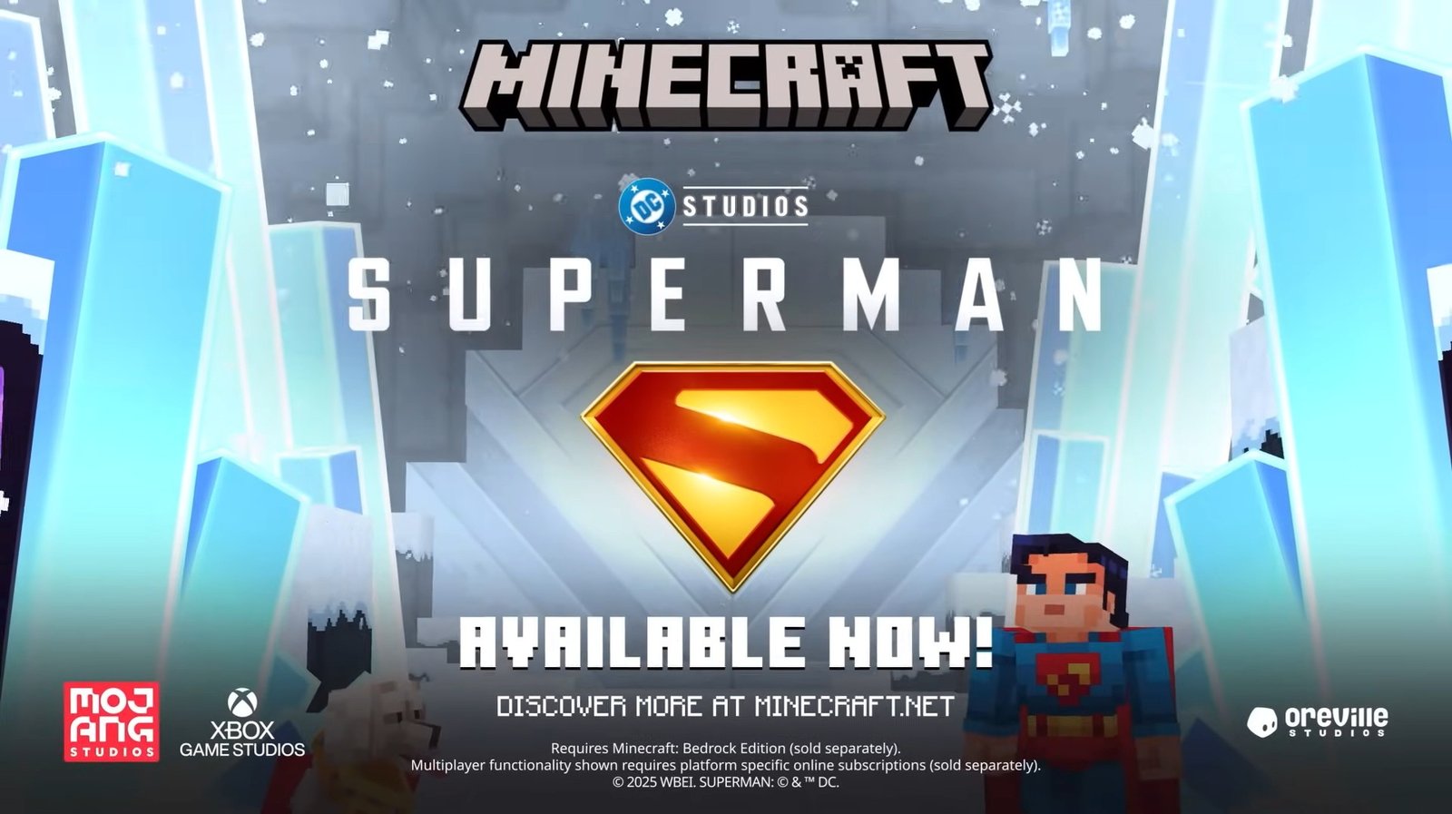 Superman DLC comes to Minecraft