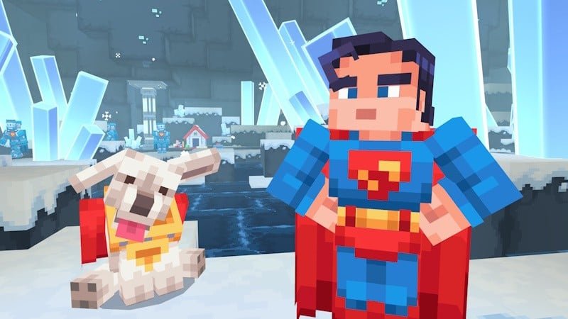 Superman DLC Now Available On Minecraft Marketplace