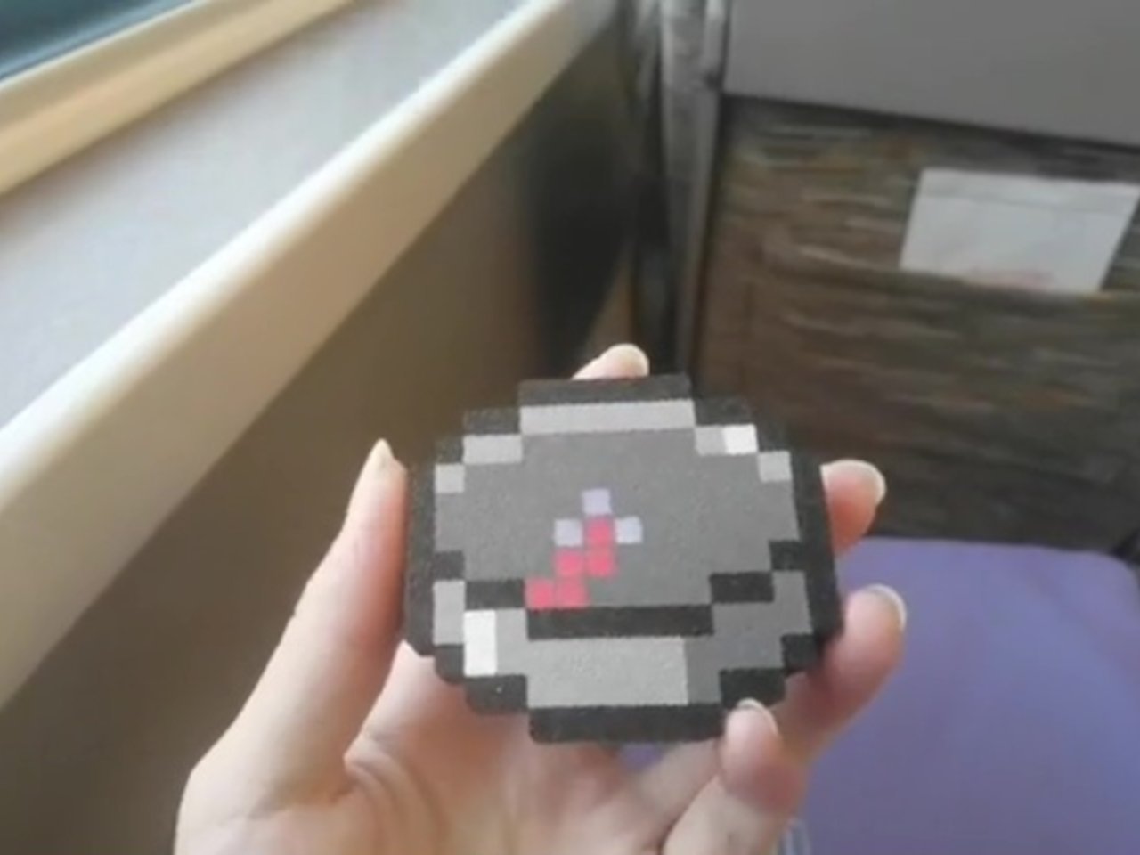 This 3D Printed Minecraft Compass Points Wherever You Want