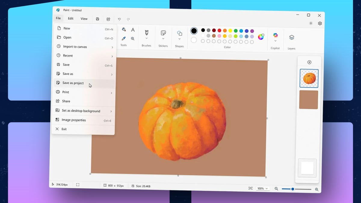 Windows Paint just got a major Photoshop-like upgrade you'll want to try