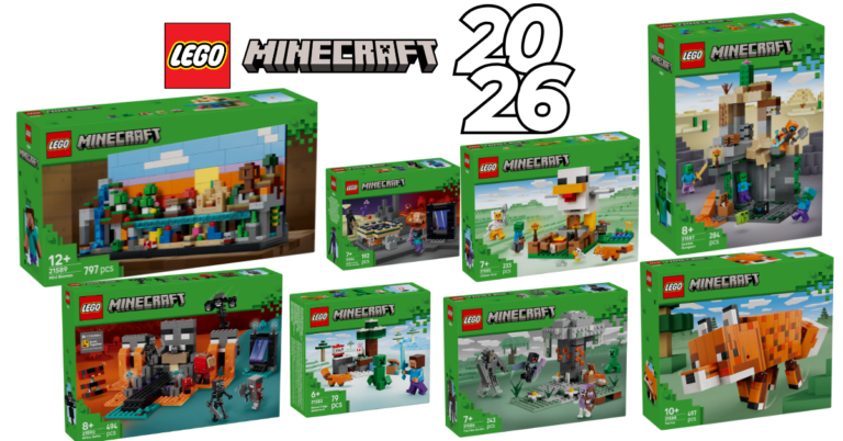 2026 LEGO Minecraft sets officially revealed!