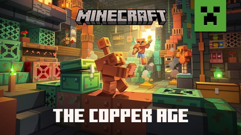 Finally, Minecraft’s Copper Age Update Arrives – Golems, New Gear & More!