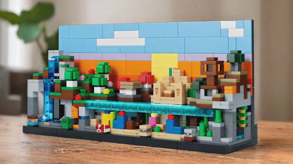 First Leaked Images of LEGO Minecraft 21589 Mini Biomes