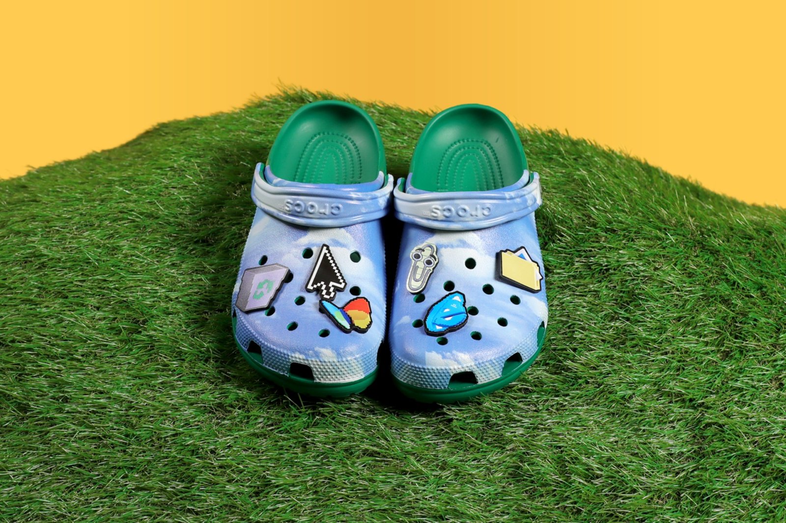Microsoft Puts Up Windows XP-Themed Crocs For Giveaway