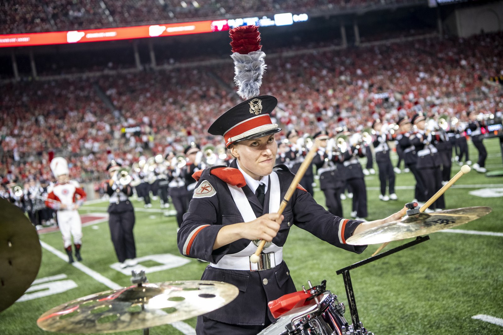 Pixels and percussion: Ohio State Marching Band puts on Minecraft spectacle