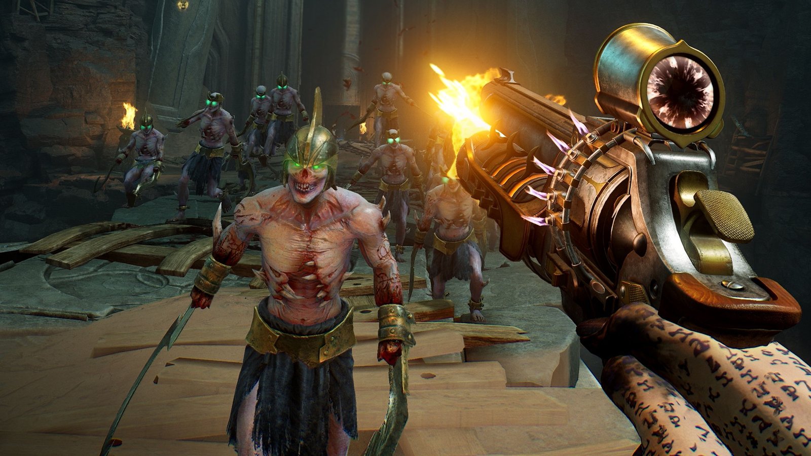 The new Painkiller is out now and it's not great, but that's okay because the old Painkiller still is and there's a fantastic new mod that makes it look like a brand-new game