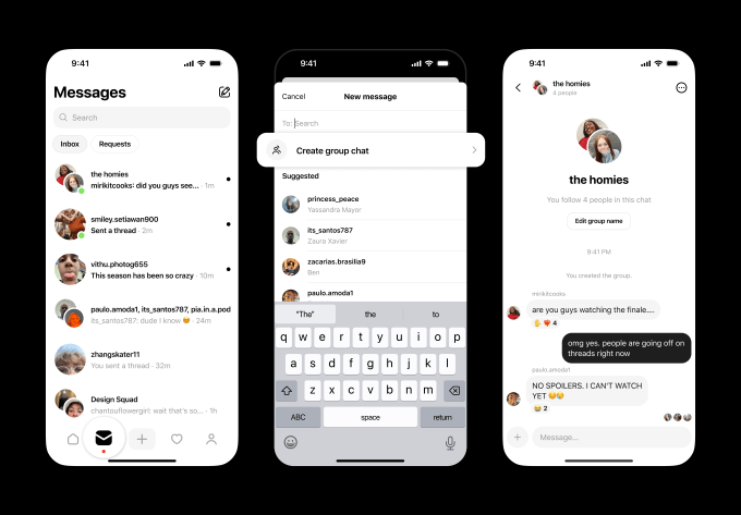 Threads is getting group chats as messaging rolls out to the EU