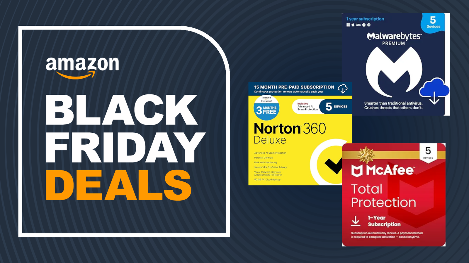 Amazon's Early Black Friday Antivirus Deals: Big Savings from Norton, McAfee, Malwarebytes, and more