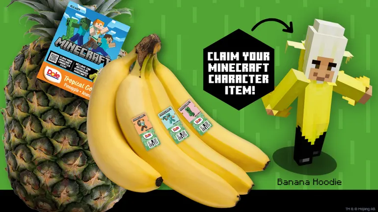 Dole promotes healthy eating in Minecraft for global campaign