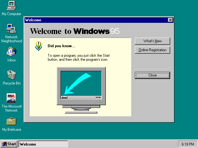 How Microsoft dealt with compatibility issues in Windows 95