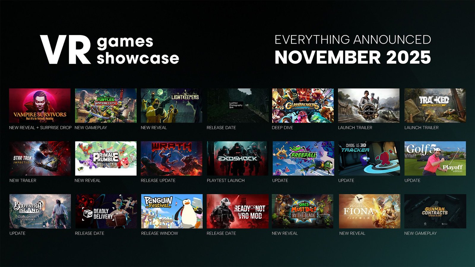 I hand picked 16 of today's Meta Quest games announcements you need to see, plus several stealth releases you can play right now!