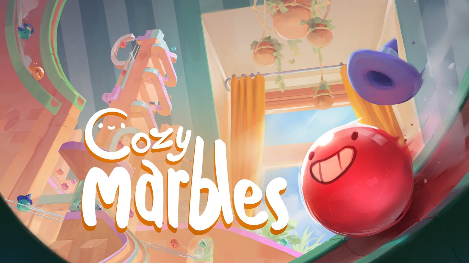 Marble run and racing simulation game Cozy Marbles announced for PC