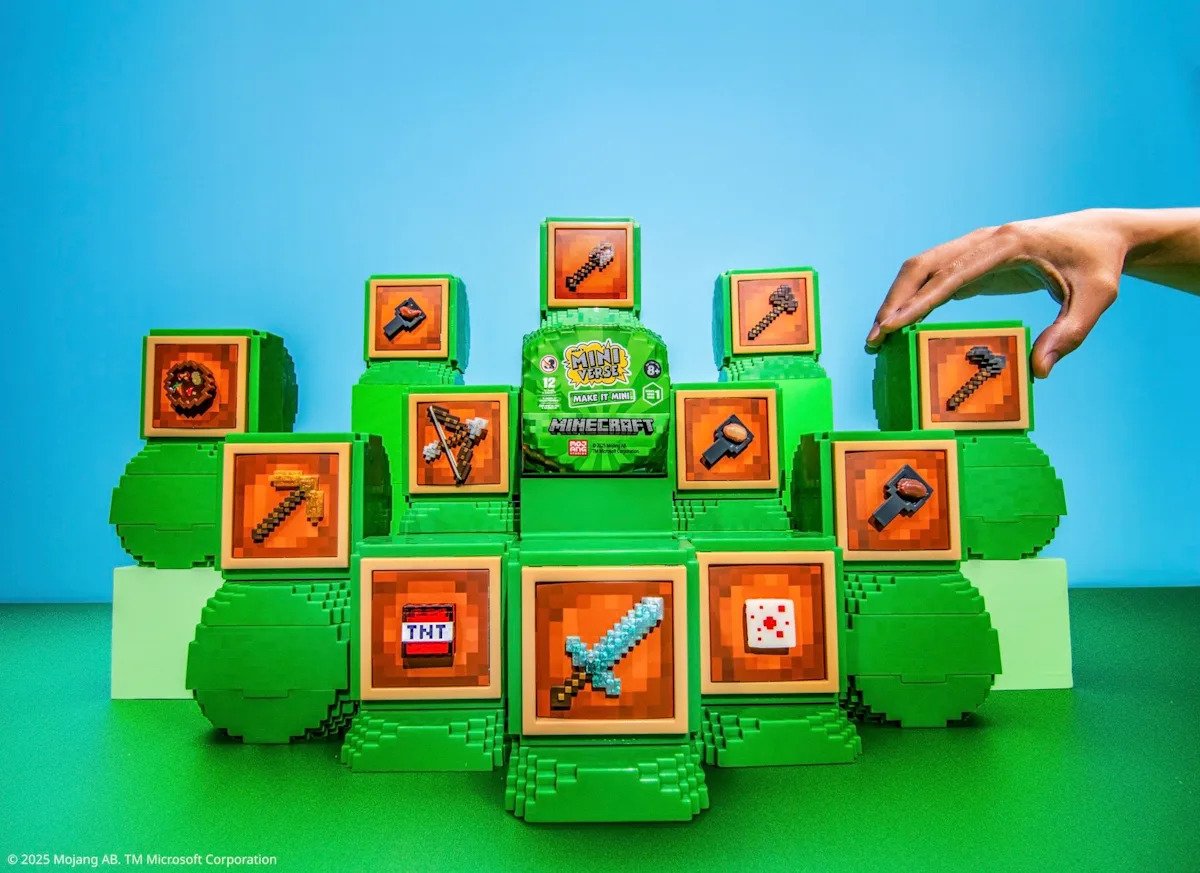 MGA’s Miniverse™ Brings Minecraft™ to Life in Miniature with New Make It Mini™ Collection