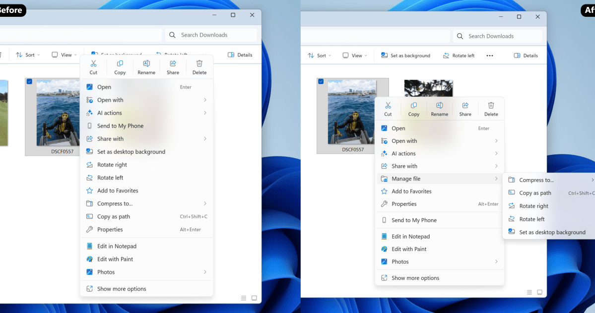 Microsoft is speeding up and decluttering File Explorer in Windows 11