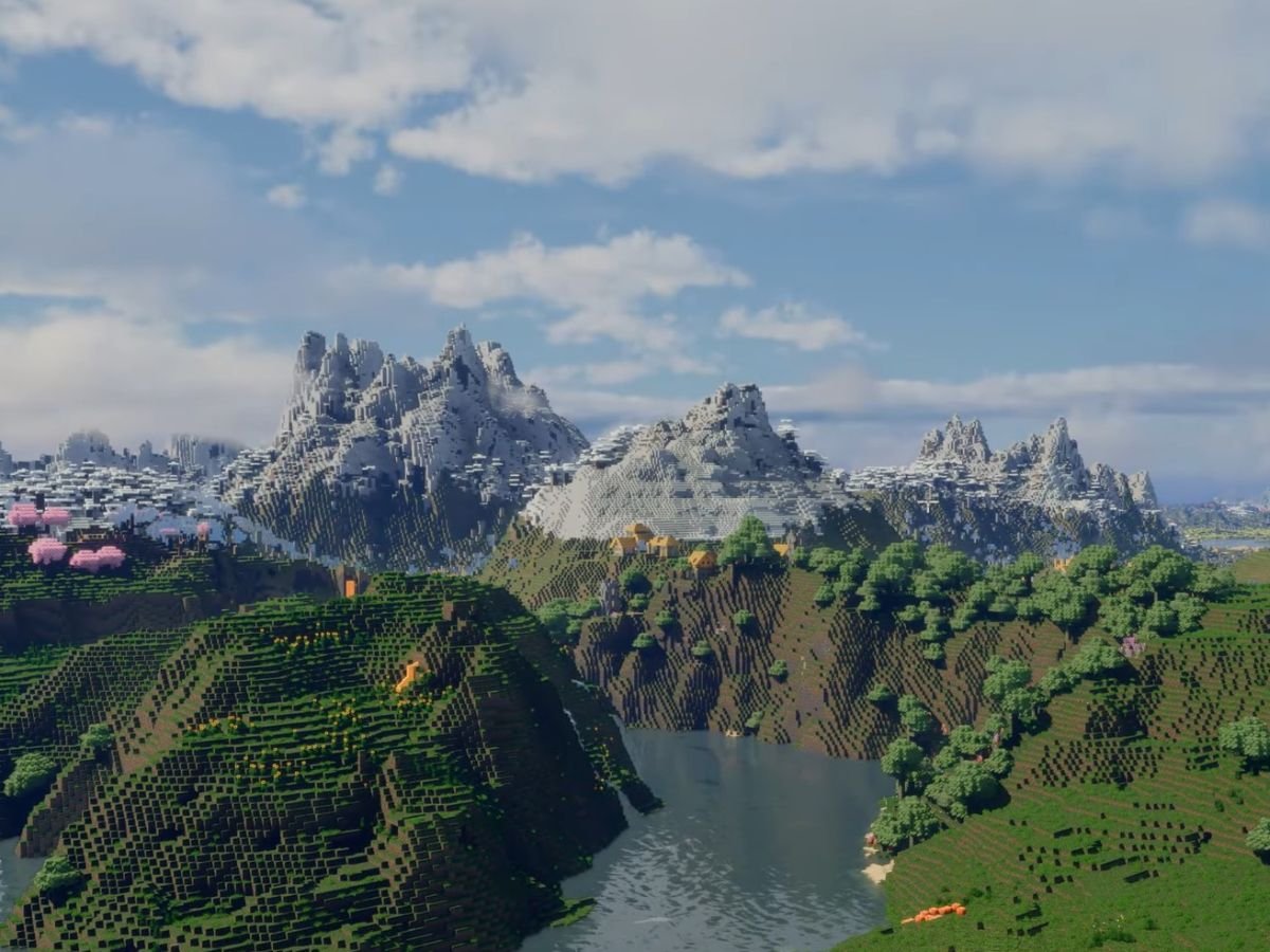 Minecraft looks more realistic than ever with an RTX 5090, 4K resolution, and several mods