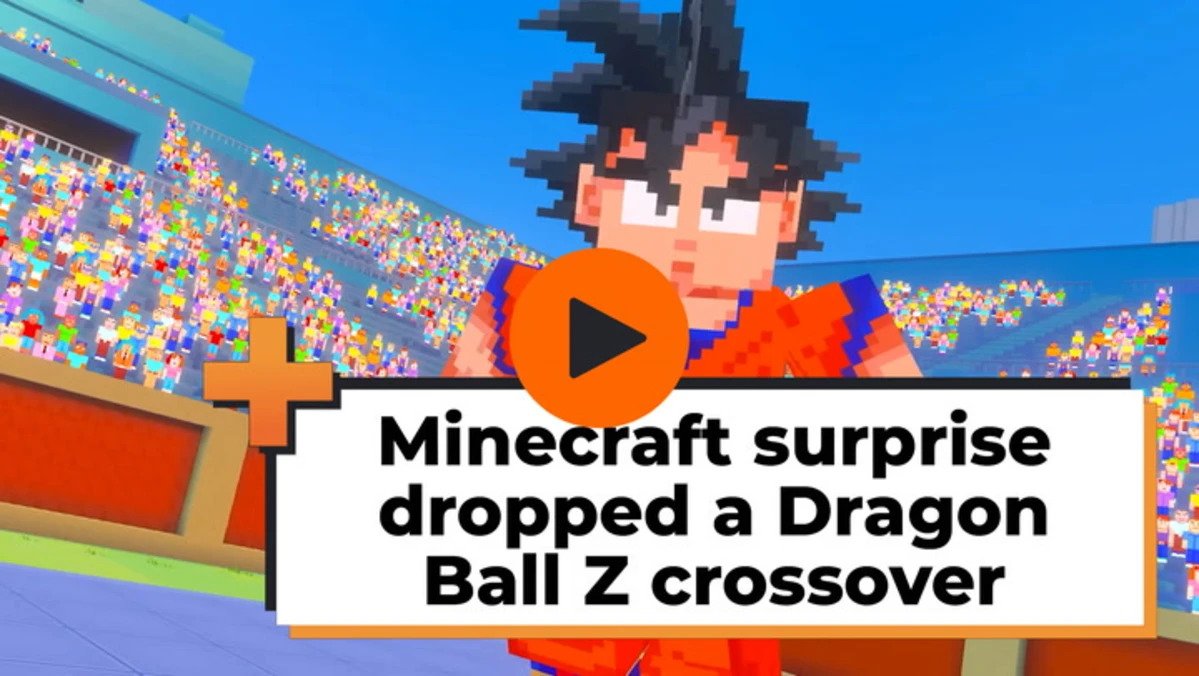 Minecraft surprise dropped a Dragon Ball Z crossover
