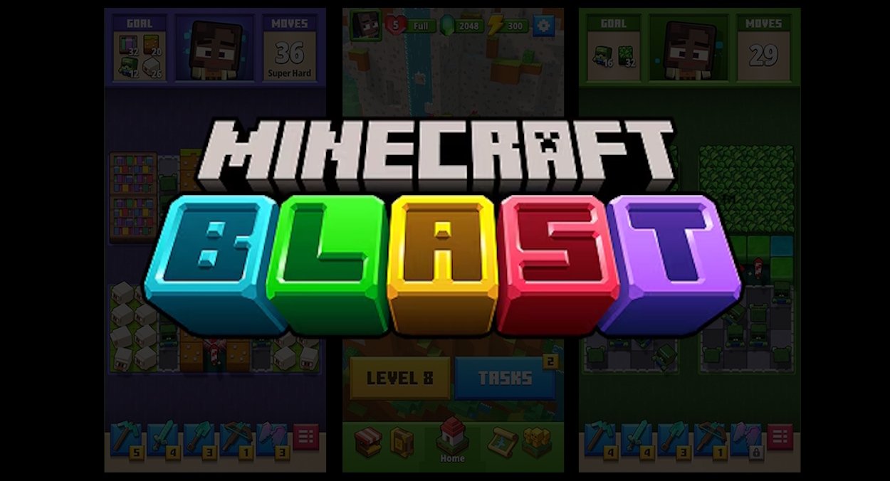 New Spin-off Minecraft Blast Is a 'Minecraft Meets Candy Crush' Puzzler You Can't Miss