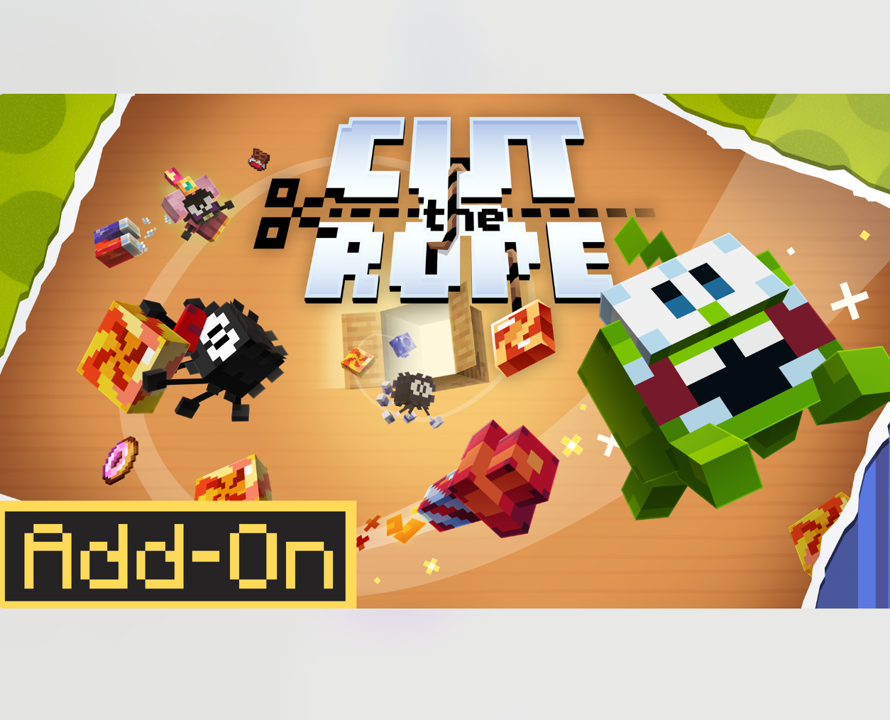 Om Nom Expands into Minecraft Marketplace with Cut the Rope Add-On