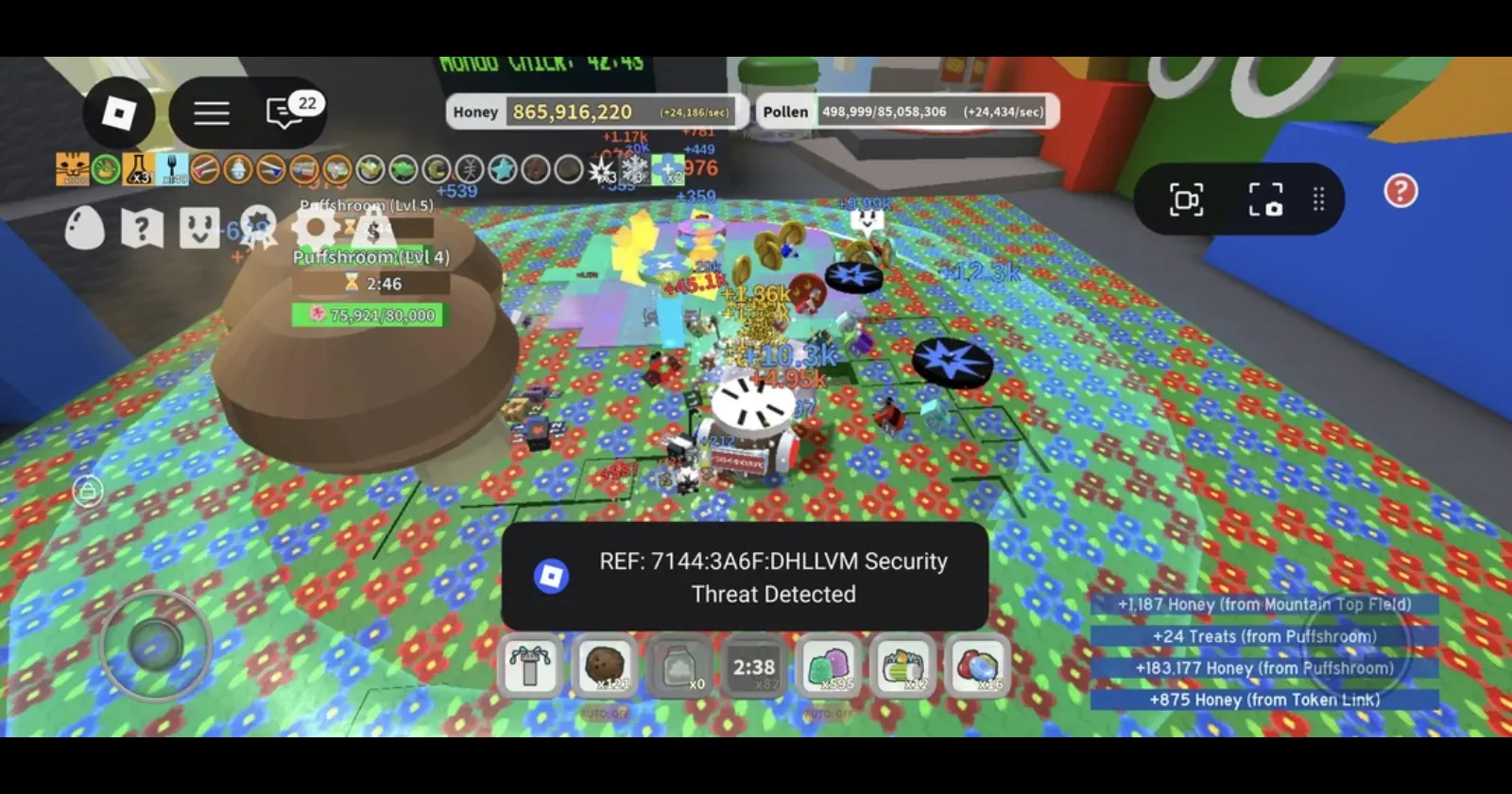 Roblox "Security Threat Detected" error crashes games on Android