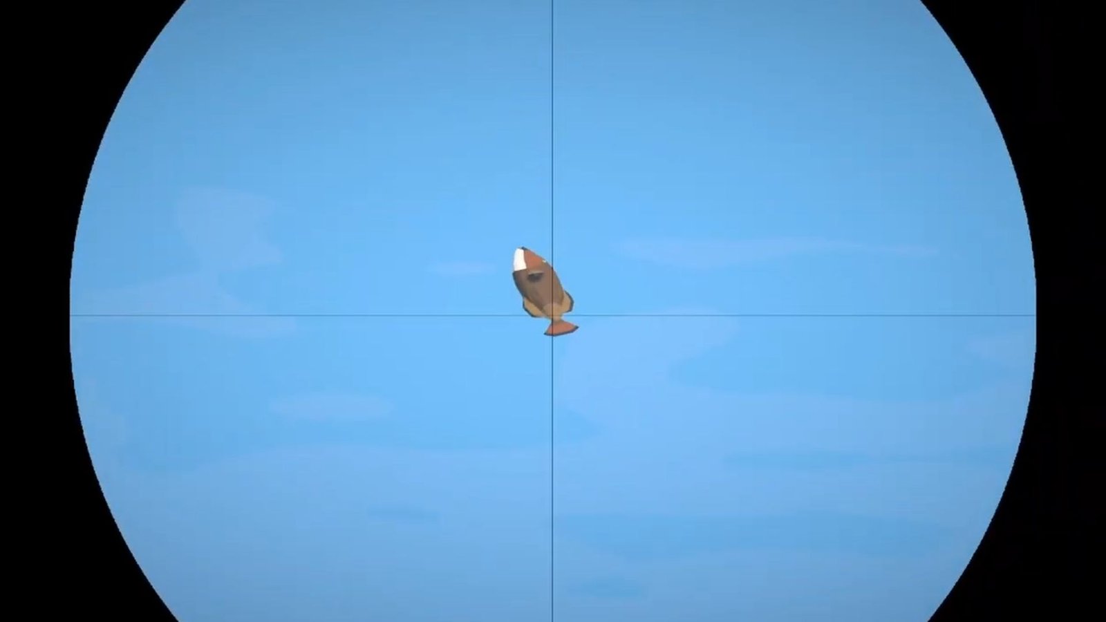 This fishing game awards bonus XP for no-scoping an airborne mackerel, and I think that's beautiful