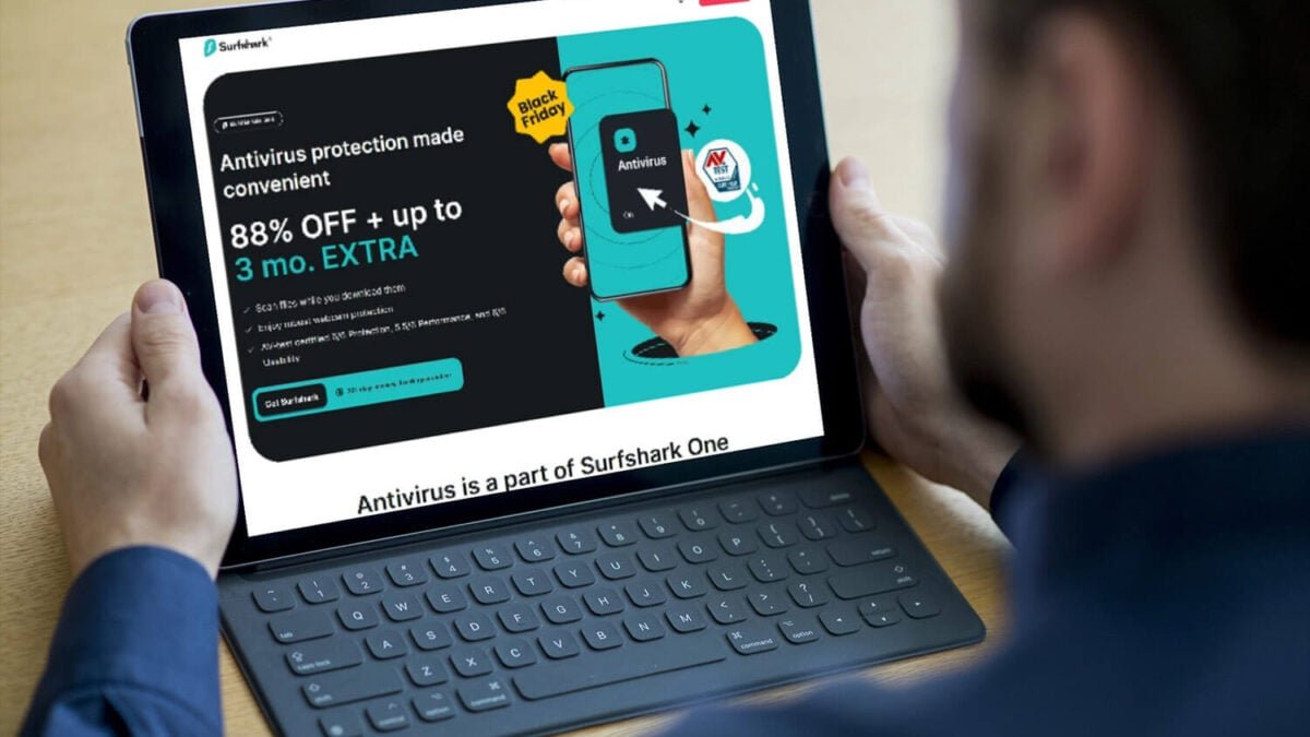 VPN & Antivirus Almost for FREE for Black Friday: Steal Surfshark at 88% Off