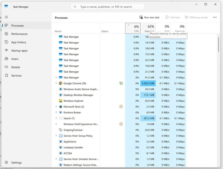 Windows 11 Has a Buggy, Duplicating Task Manager That Hogs Resources