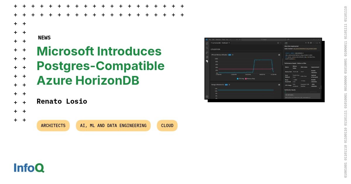 Microsoft Introduces Postgres-Compatible Azure HorizonDB