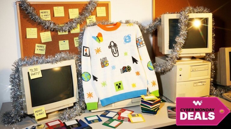 Microsoft’s 2025 Limted Edition Windows Ugly Sweater celebrates 50 years of nostalgia with Clippy, DOS, MSN, and more— and it’ll sell out fast, so act now!