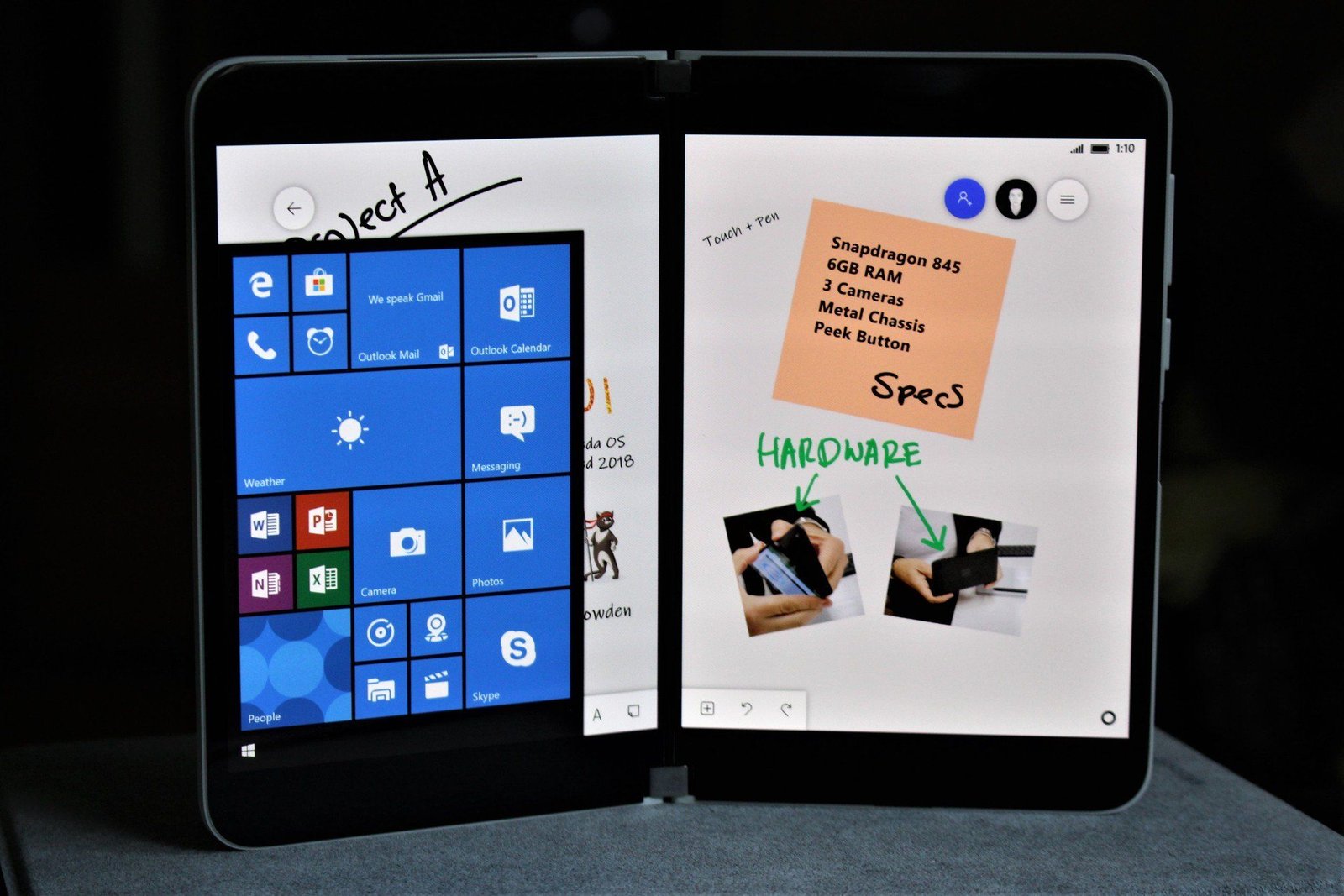 Microsoft's canceled dual-screen version of Windows Phone has leaked, and you can now try it on a Surface Duo