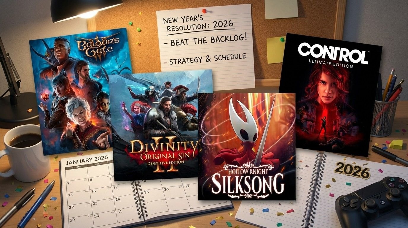 My 2026 New Year’s resolution is to finally play these 8 Xbox and PC games in my backlog — mostly because new releases are getting too expensive