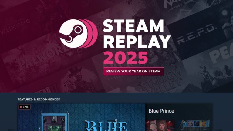Steam Replay 2025 shows older games dominate playtime, even with releases like Expedition 33