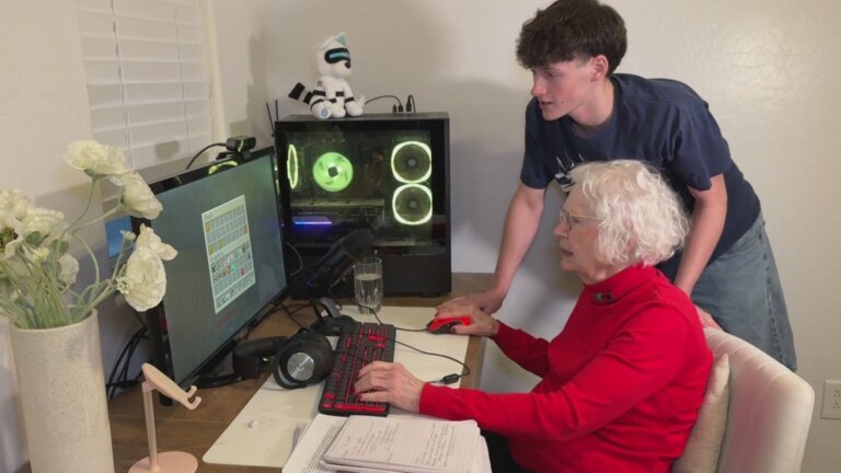 Valley Grandma goes viral playing Minecraft