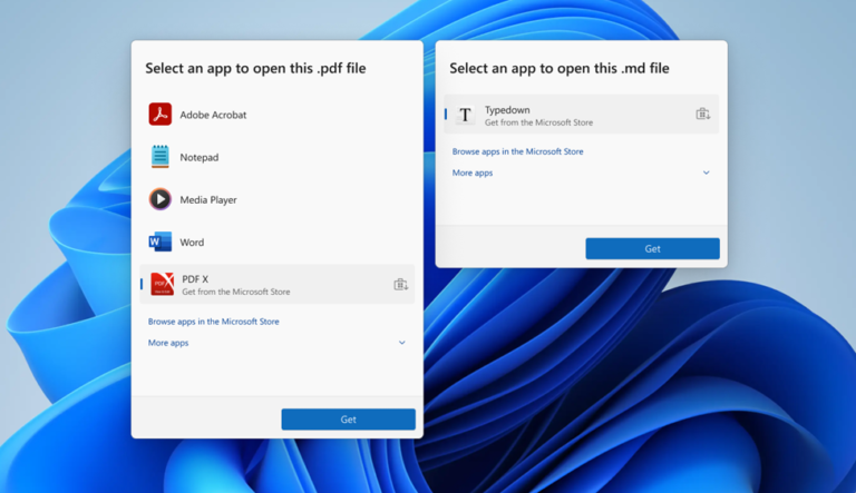 Windows 11 will soon show Microsoft Store app download recommendations in the "open with" menu