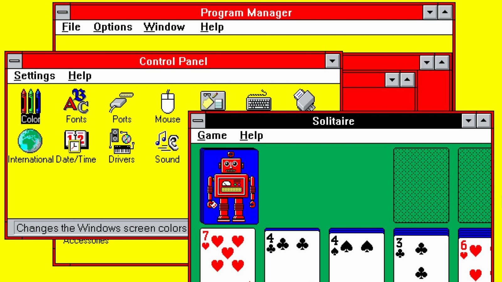 Windows 3.1 included a red and yellow 'Hot Dog Stand' color scheme so garish it was long assumed to be a joke, so I tracked down Microsoft's original UI designer to get the true story
