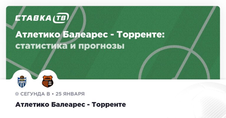 Атлетико Балеарес — Торренте: прогнозы 25 января 2026