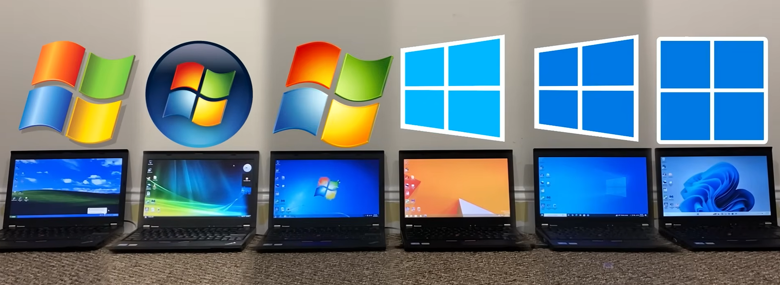 Every Windows version from XP to 11 benchmarked, revealing the sad reality of modern software