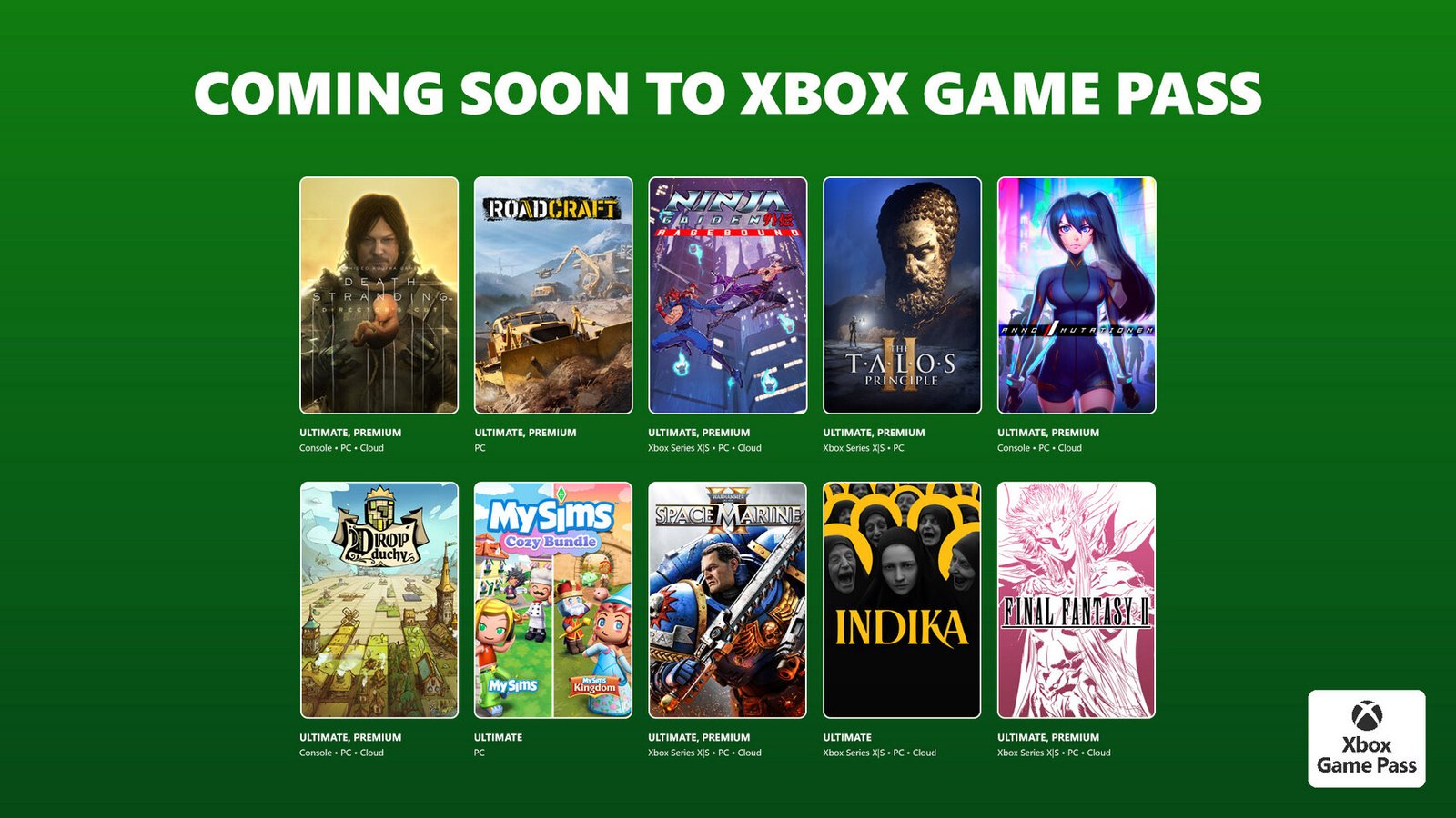 Warhammer 40K: Space Marine II & Death Stranding Heading to Xbox Game Pass