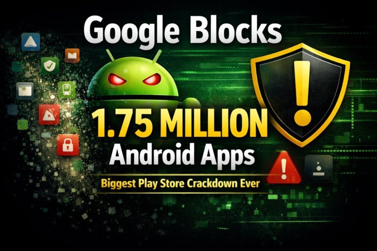 Google Blocks Millions of Risky Android Apps: Biggest Play Store Cleanup Yet
